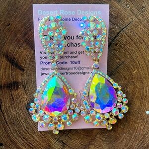 Large ab Earrings 14